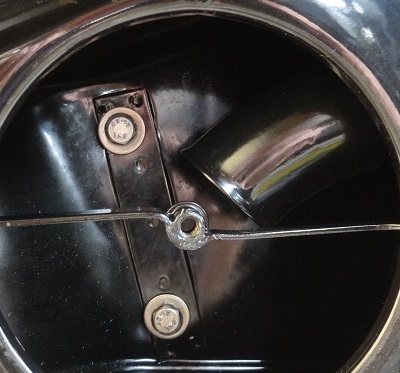 Photo de l'interieur du boitier du filtre a air.